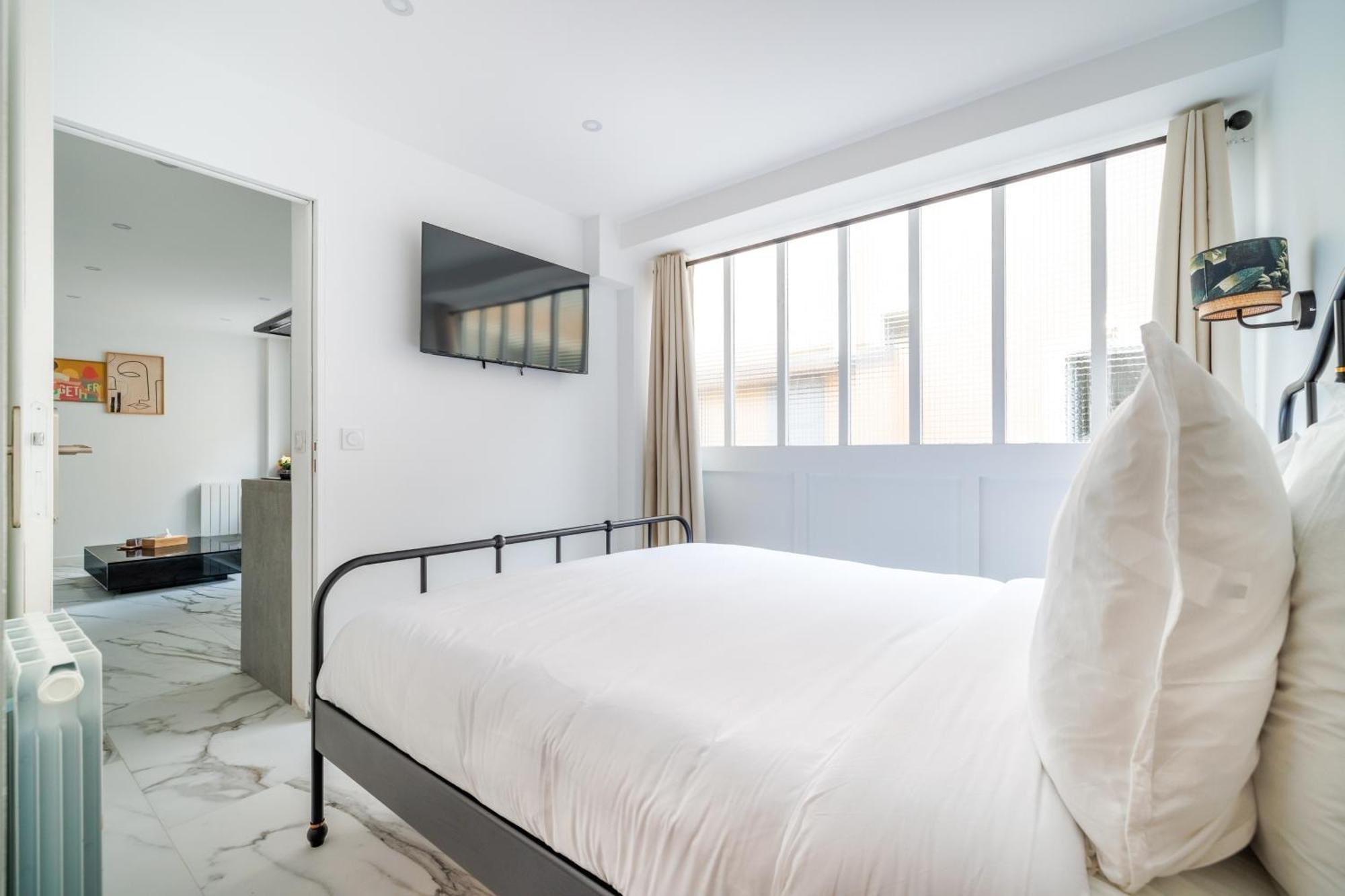 Spacious Flat For 4 People #1 Asnieres-sur-Seine Bagian luar foto